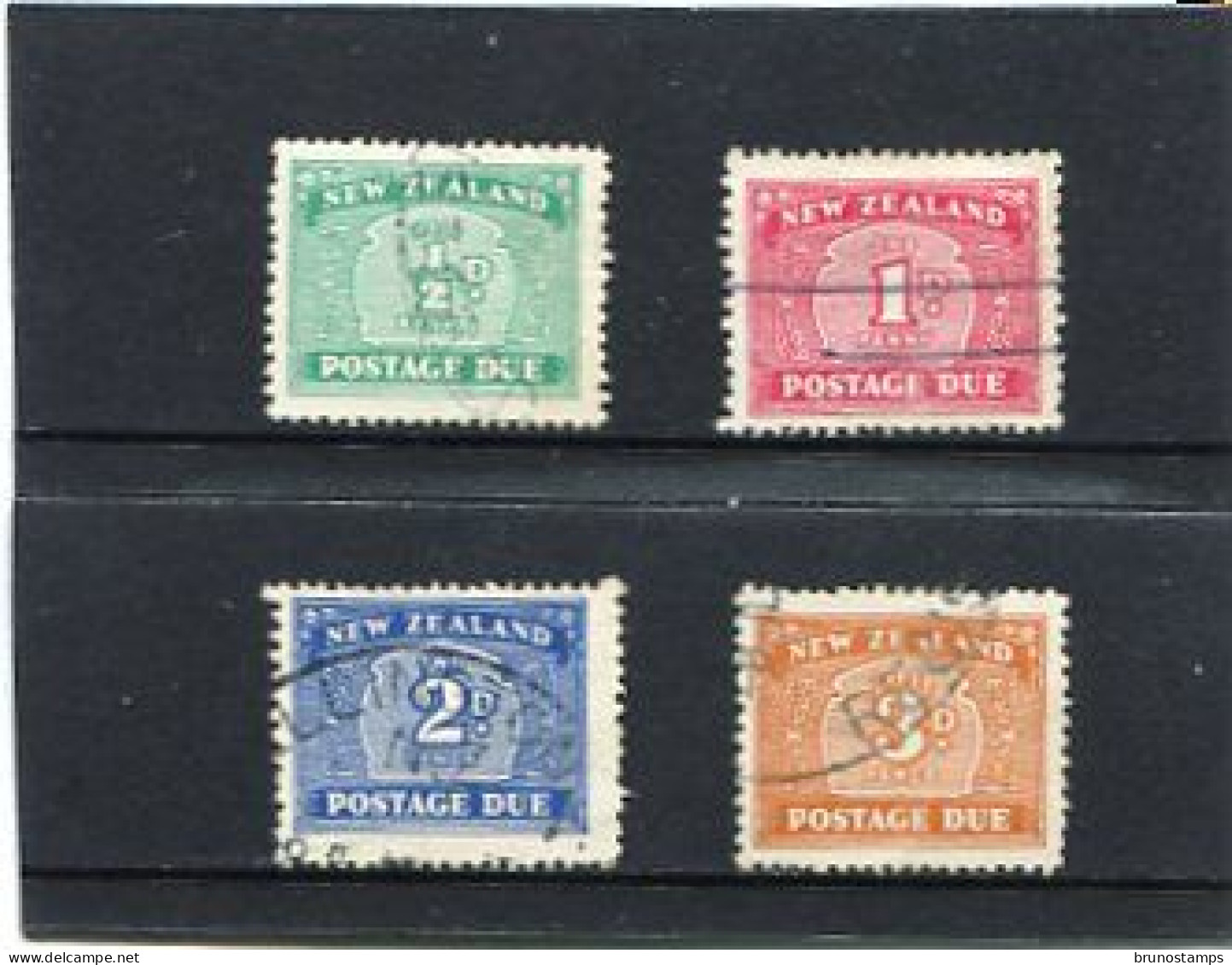 NEW ZEALAND - 1939   POSTAGE DUES SET  FINE USED - Segnatasse