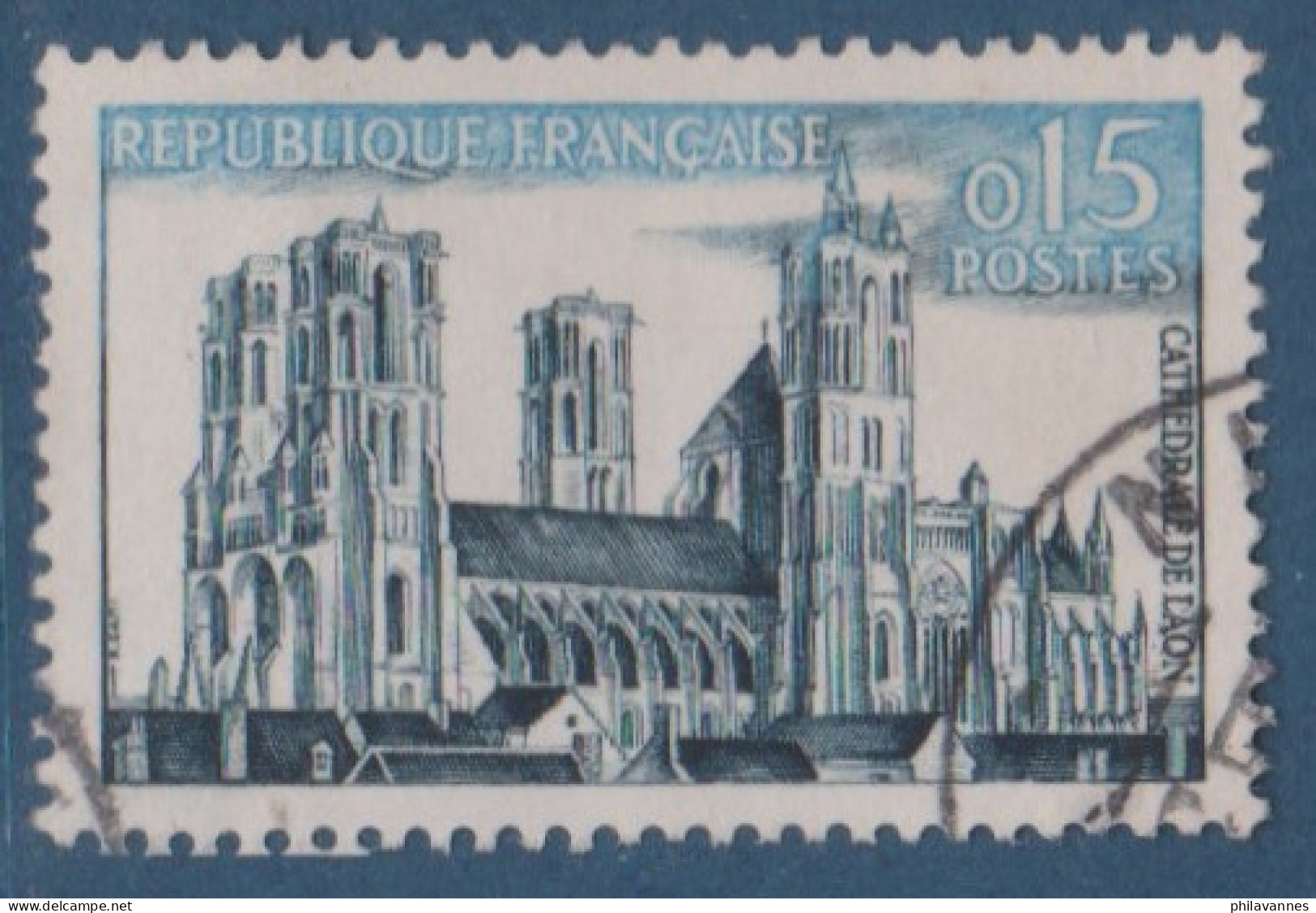 Cathédrale De Laon,  N° 1235, Petite Variété, Nuages Noirs ( V2307B/7.7) - Gebraucht