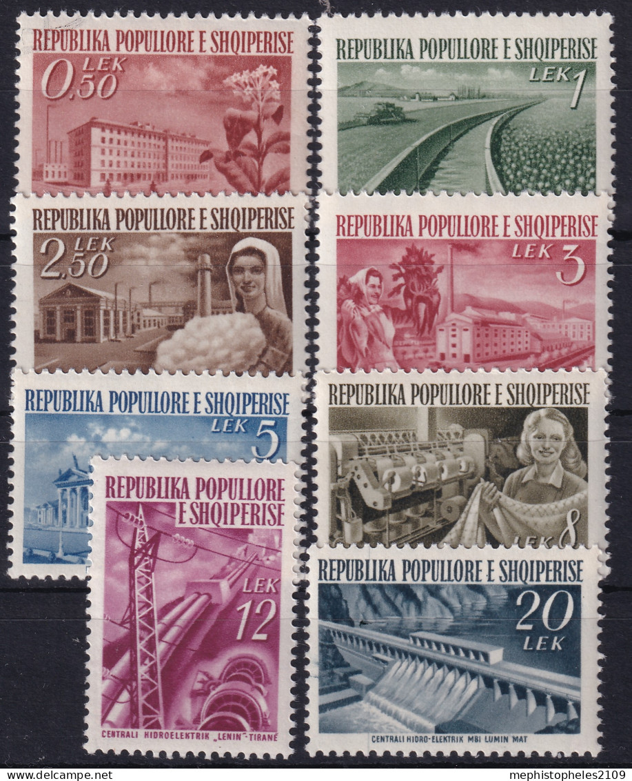 ALBANIA 1953 - MNH - Mi 525-532 - Albania