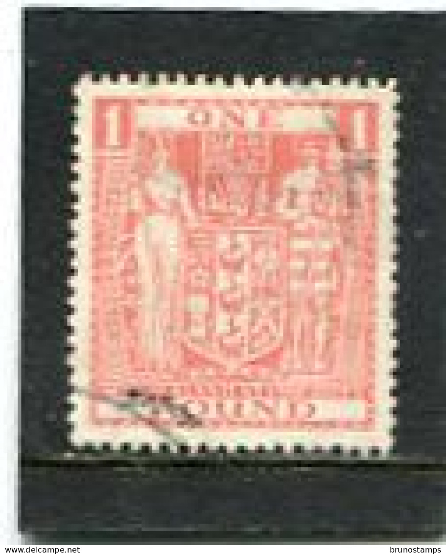 NEW ZEALAND - 1931   POSTAL FISCAL  1 £  PINK  FINE USED - Steuermarken/Dienstmarken