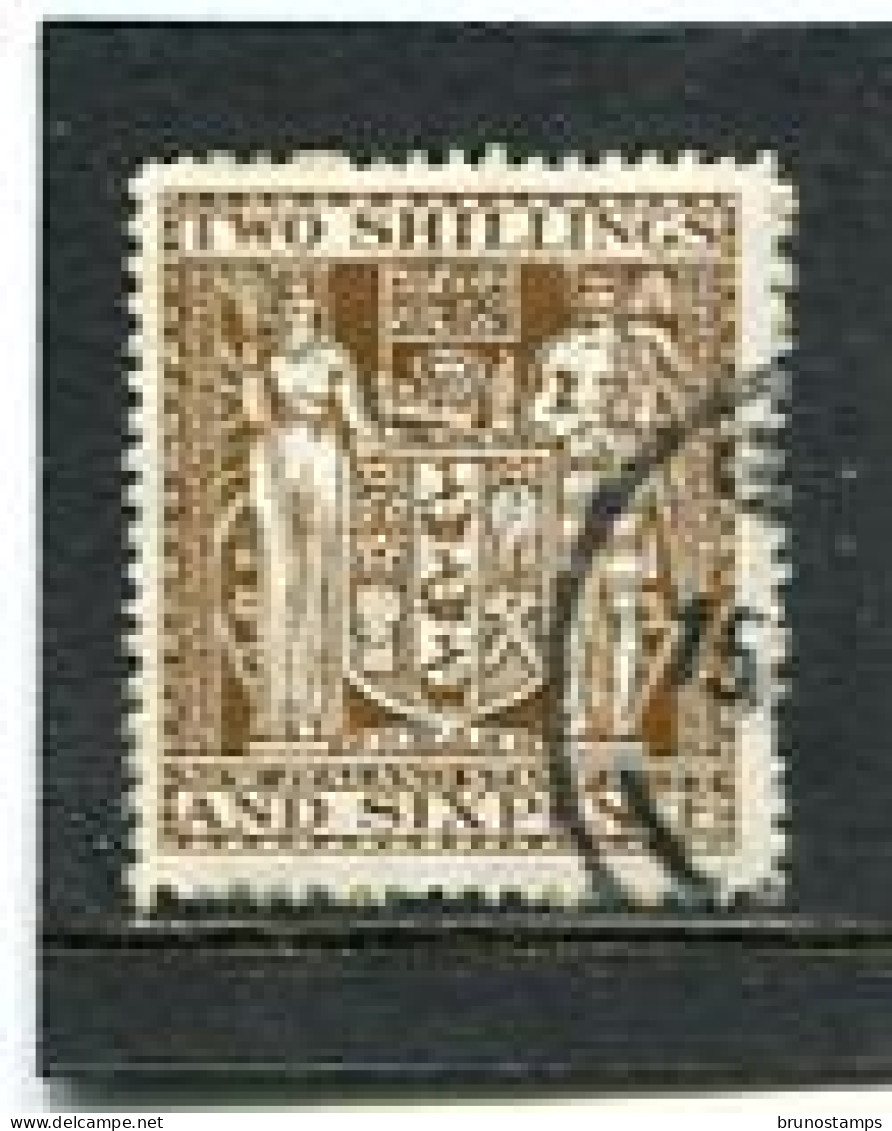 NEW ZEALAND - 1940   POSTAL FISCAL  2/6  BROWN  FINE USED SG F193 - Steuermarken/Dienstmarken