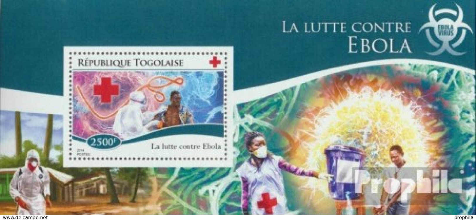 Togo Block 1115 (kompl. Ausgabe) Postfrisch 2014 Ebola Virus - Togo (1960-...)