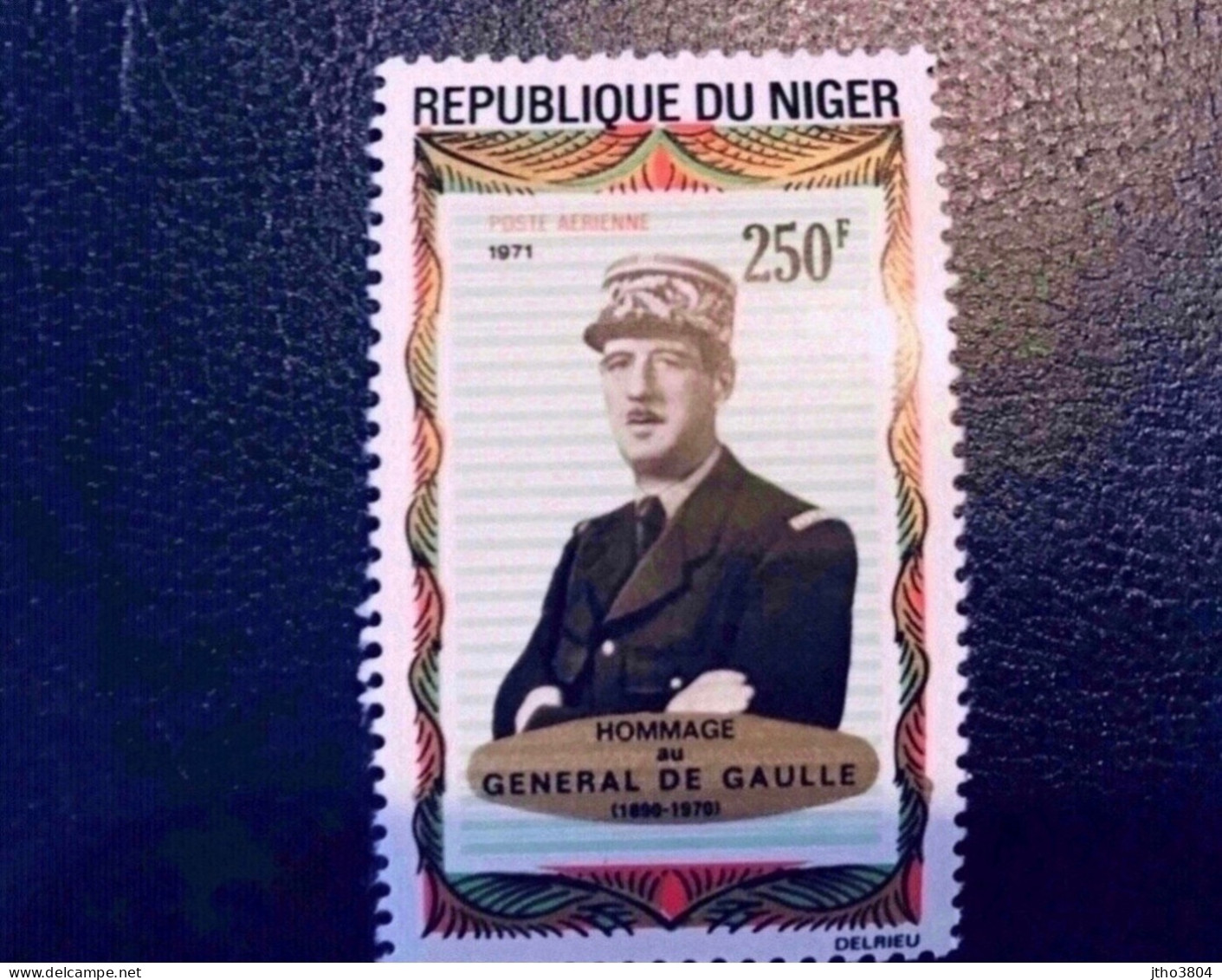 NIGER 1971 1 V Neuf ** Aérienne YT PA 163 De Gaulle - De Gaulle (Général)