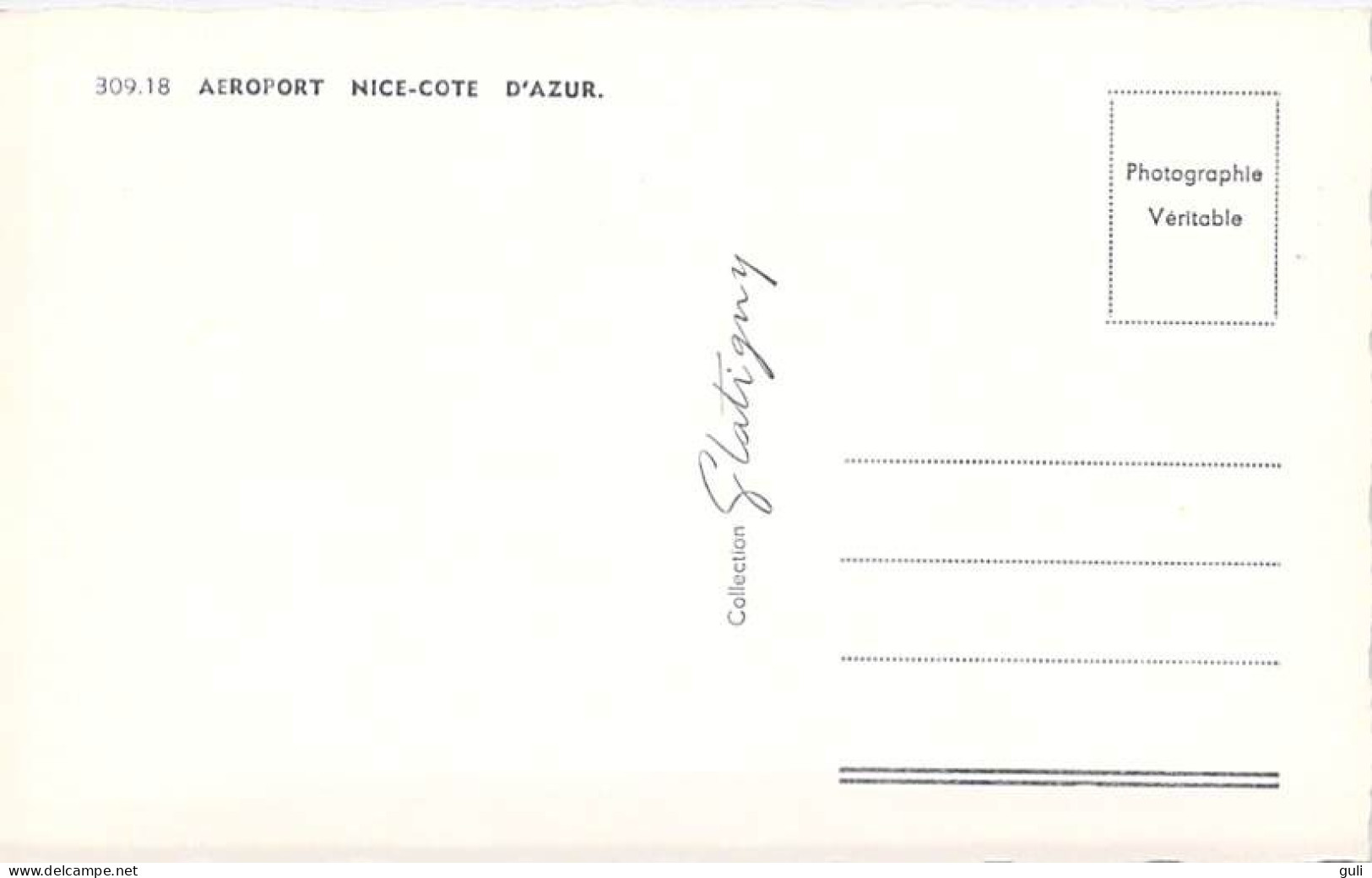 [06] Alpes Maritimes > NICE  Aéroport NICE CÔTE D'AZUR (airport) - Editions GLATIGNY 309.18*PRIX FIXE - Transport (air) - Airport