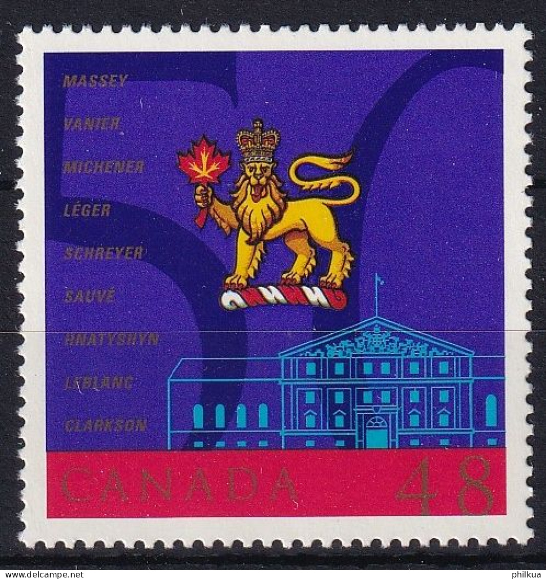 MiNr. 2040 Kanada (Dominion) 2002, 1. Febr. 50. Jahrestag Der Ersten Ernennung Eines Kanadiers Zum - Postfrisch/**/MNH - Nuevos