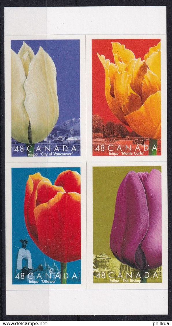 MiNr. 2045 - 2048 Kanada (Dominion) 2002, 3. Mai. 50 Jahre Kanadisches Tulpenfestival, Ottawa - Postfrisch/**/MNH - Unused Stamps