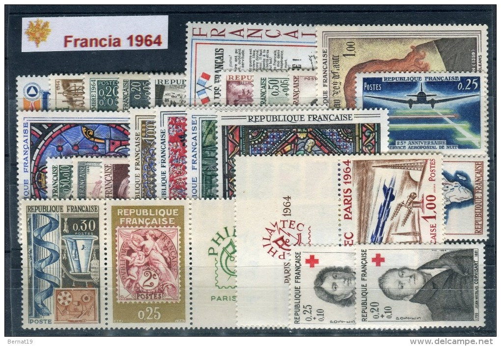 Francia 1964. Completo ** MNH. - 1960-1969