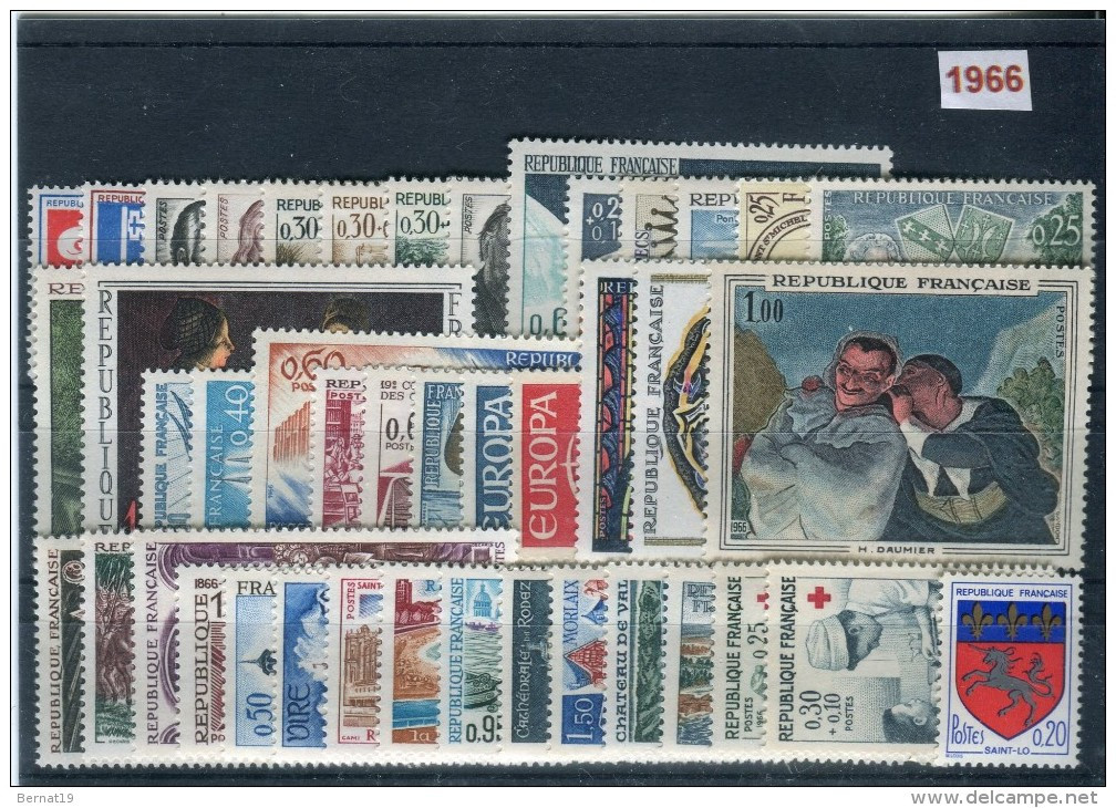 Francia 1966. Completo 43 S ** MNH. - 1960-1969