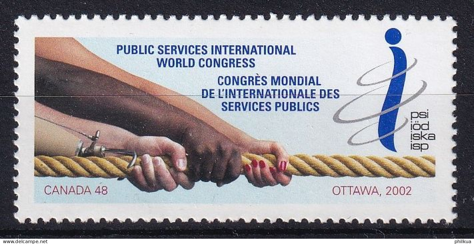 MiNr. 2072 Kanada (Dominion) 2002, 4. Sept. Weltkongress Für öffentliche Dienstleistungen, Ottawa - Postfrisch/**/MNH - Neufs