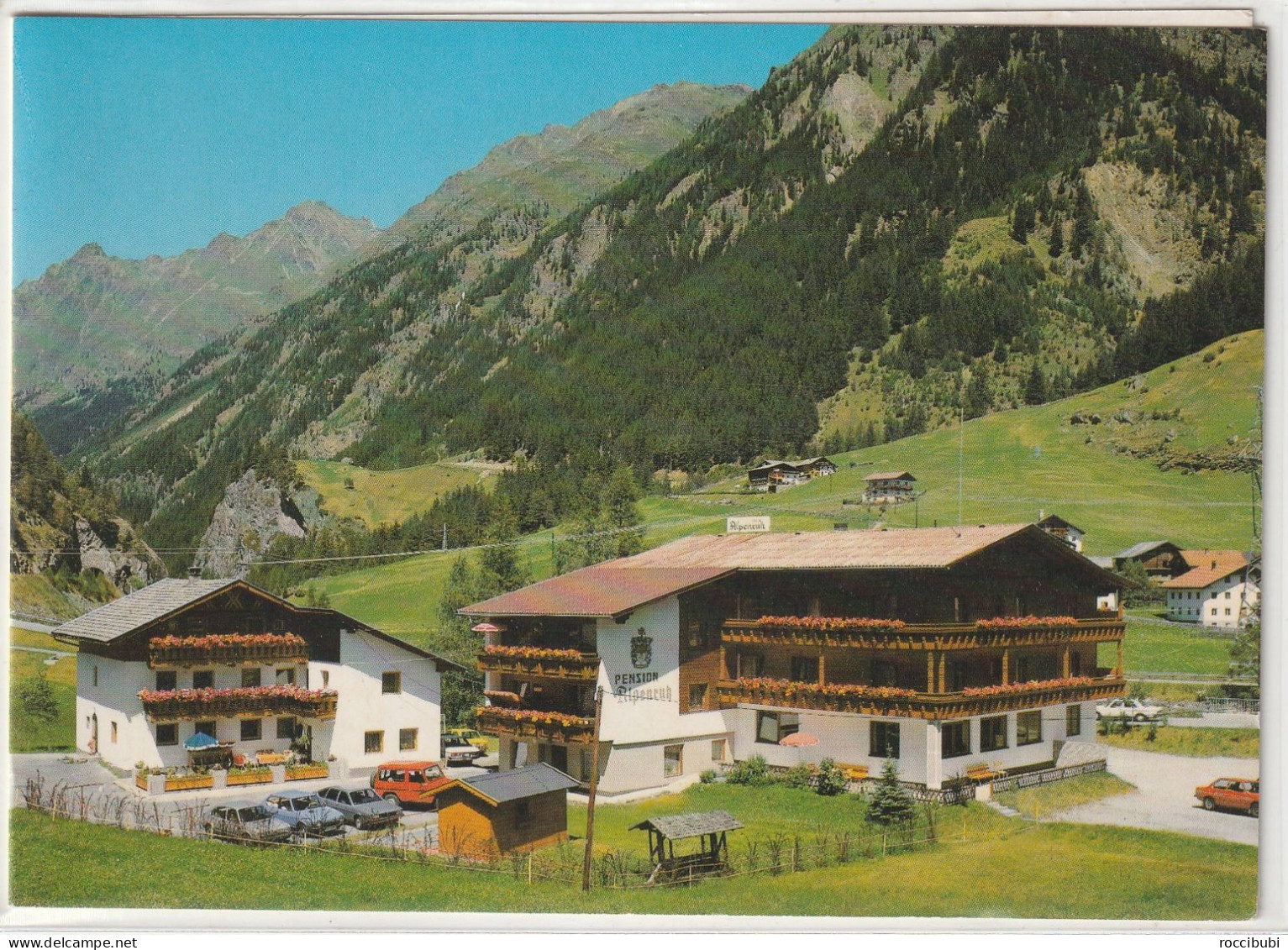 Sölden, Pension Alpenruh, Klappkarte, Tirol, Österreich - Sölden