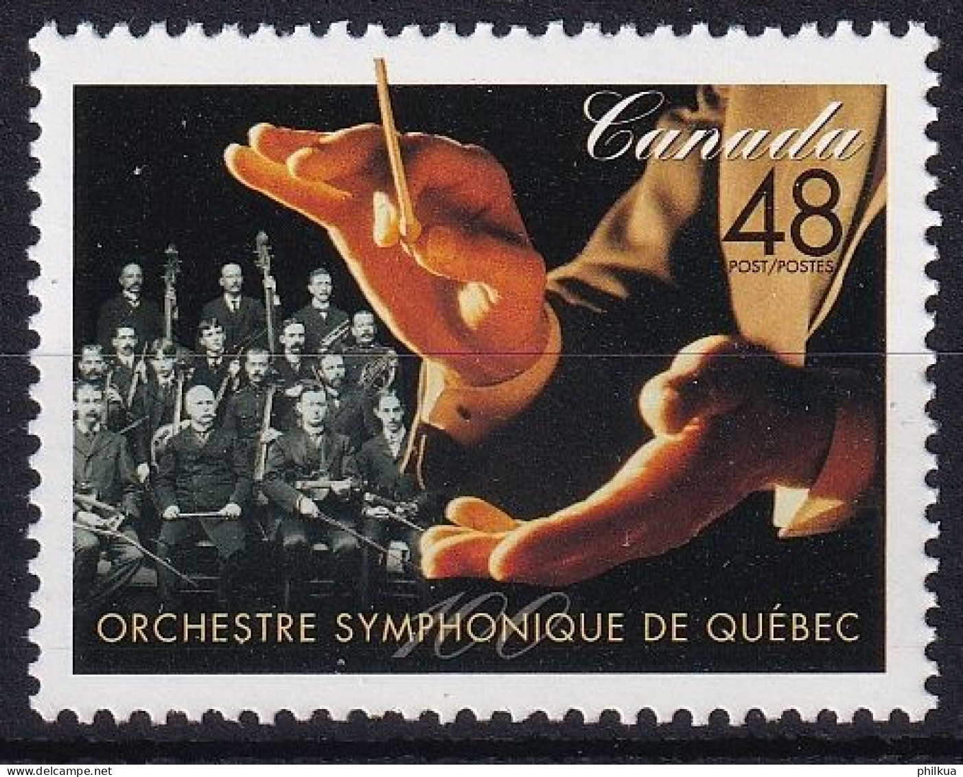 MiNr. 2089 Kanada (Dominion) 2002, 7. Nov. 100 Jahre Symphonieorchester Quebec - Postfrisch/**/MNH - Unused Stamps