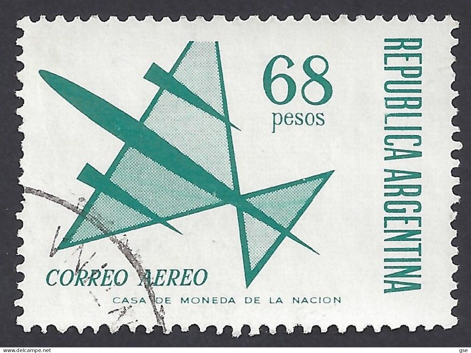 ARGENTINA 1968 - Yvert A120° - Serie Corrente | - Gebraucht