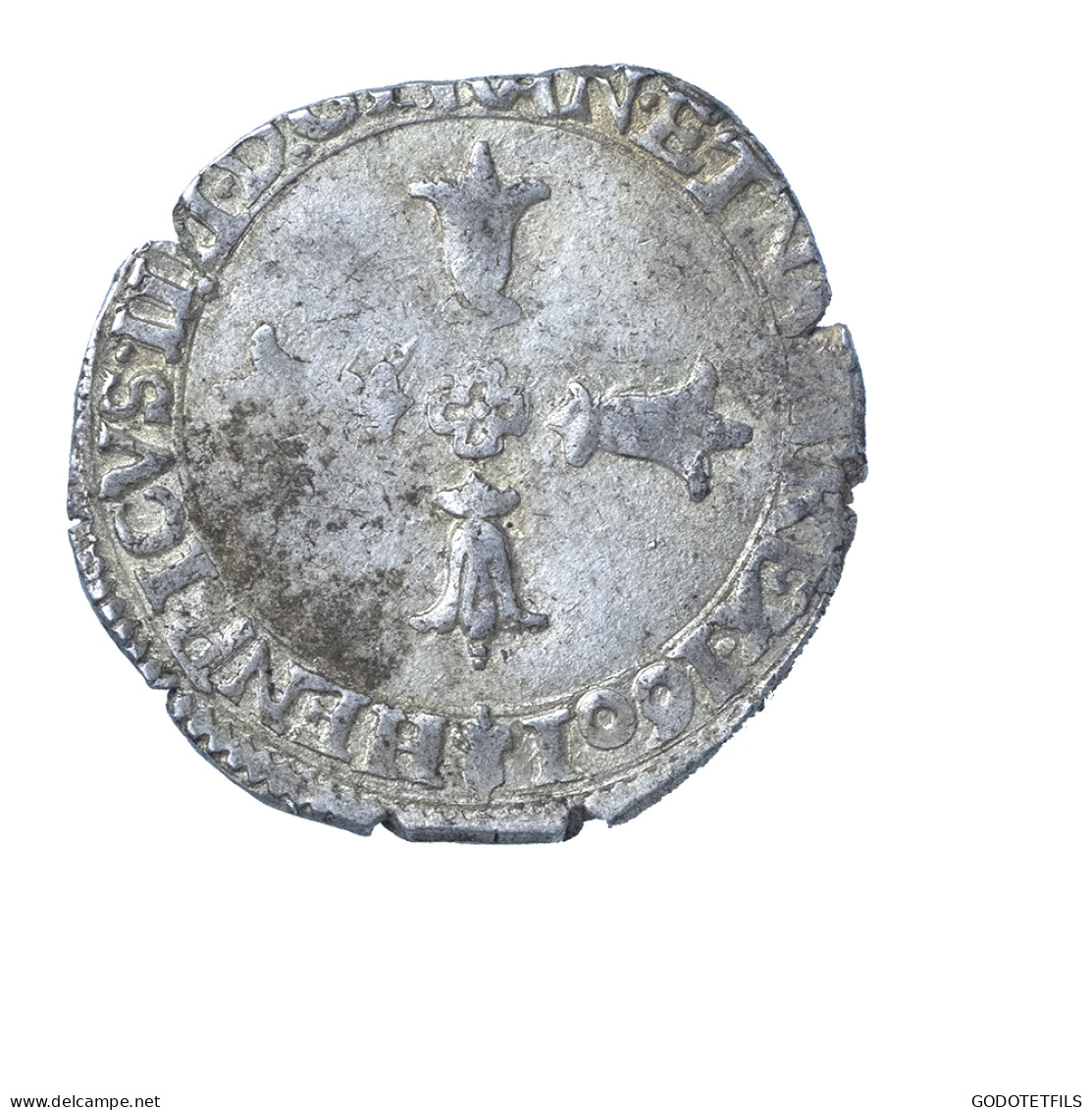 Henri IV-1/8 ème DÉcu 1601 La Rochelle - 1589-1610 Henry IV The Great