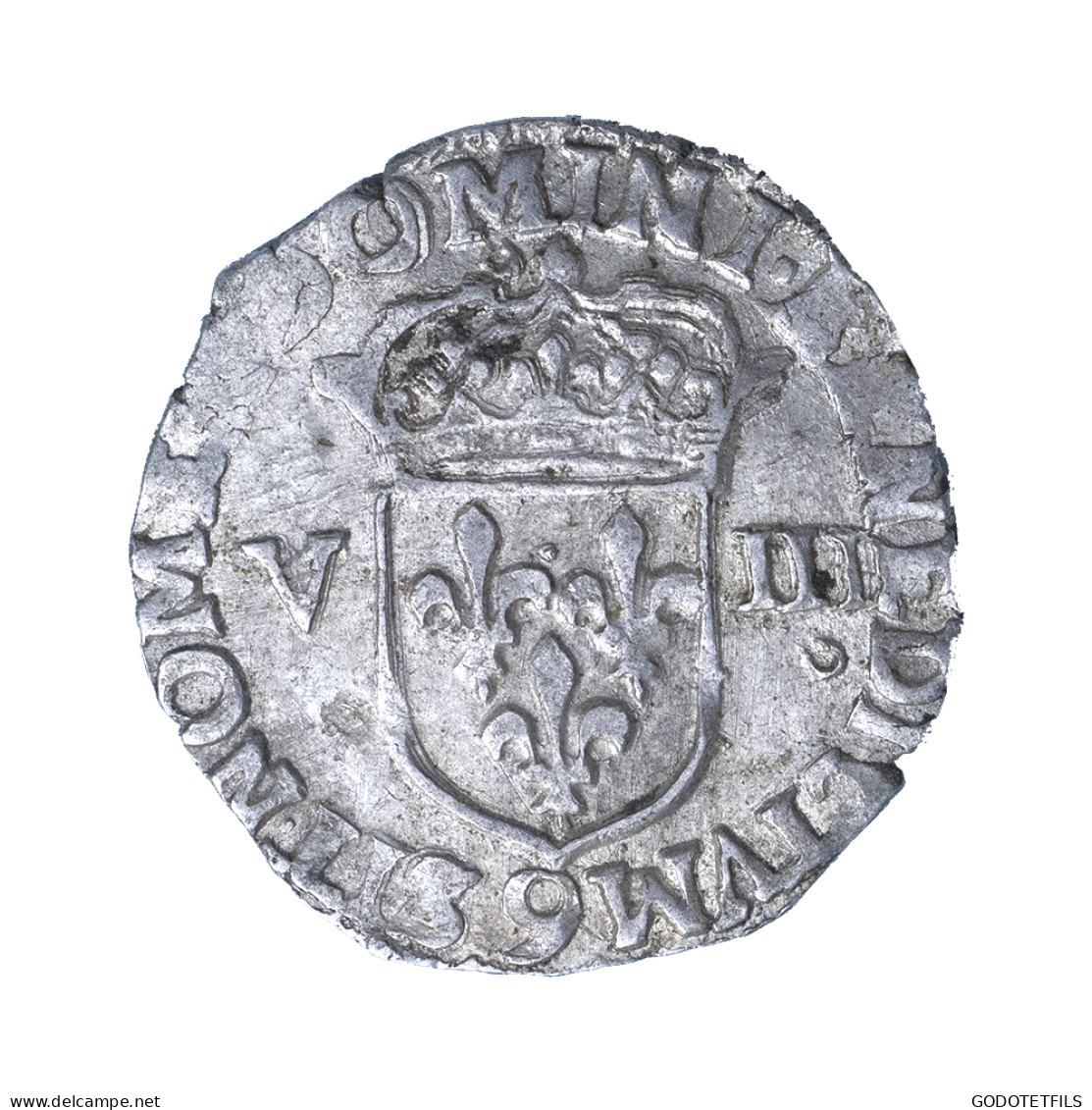 Henri IV-1/8 ème DÉcu 1601 Rennes - 1589-1610 Hendrik IV