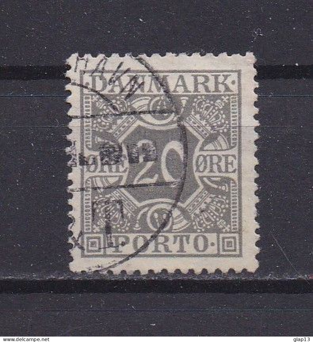 DANEMARK 1930 TAXE N°25 OBLITERE - Strafport