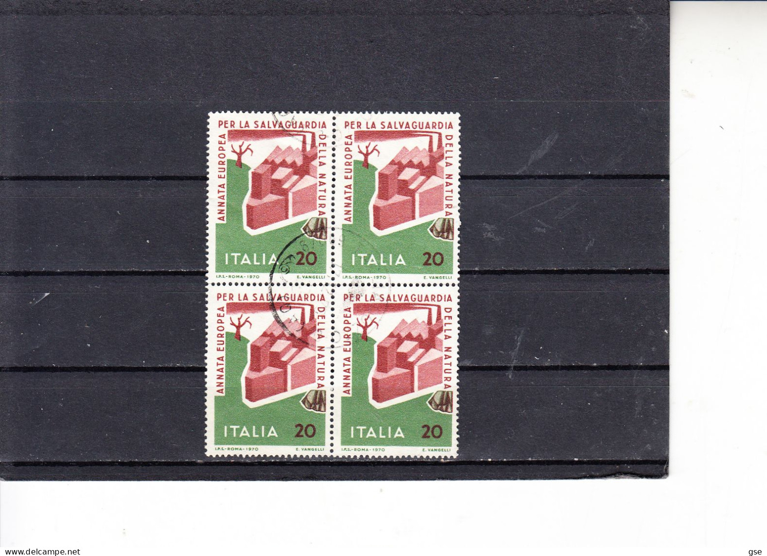 ITALIA  1970 -  Sassone  1138° (quartina) - Protezione Natura - Protection De L'environnement & Climat