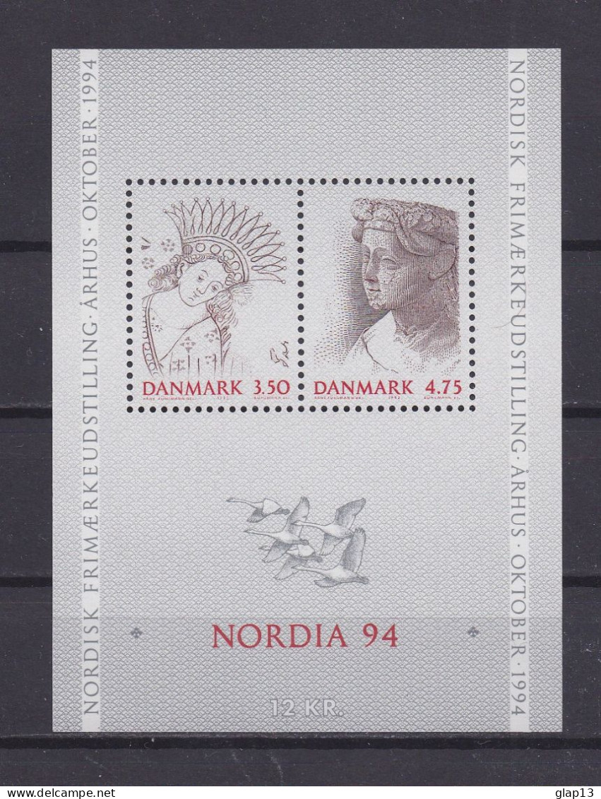 DANEMARK 1992 BLOC N°9 NEUF** NORDIA 94 - Blokken & Velletjes