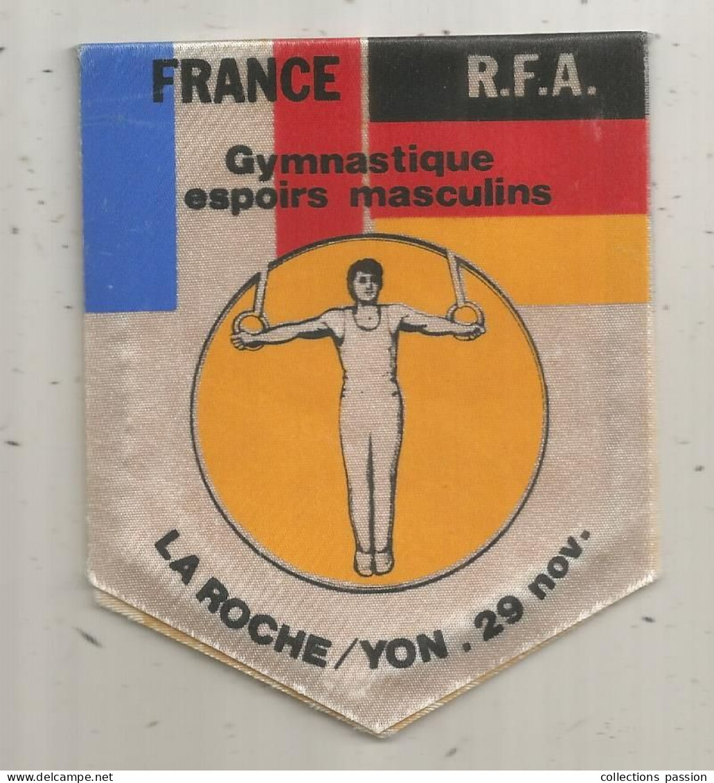 Fanion, Sports, Gymnastique Espoirs Masculins, France-R.F.A. La Roche Sur Yon, Frais Fr 1.65 E - Gimnasia