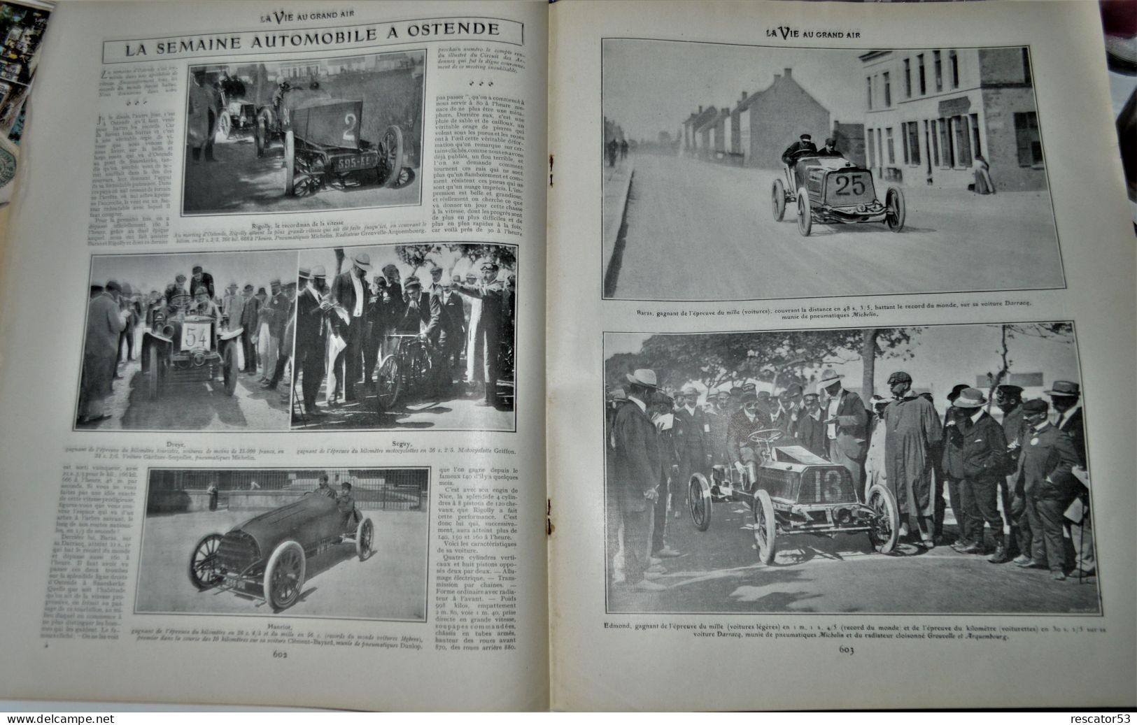 Revue La Vie Au Grand Air 1904 Le Tour De France - Cyclisme