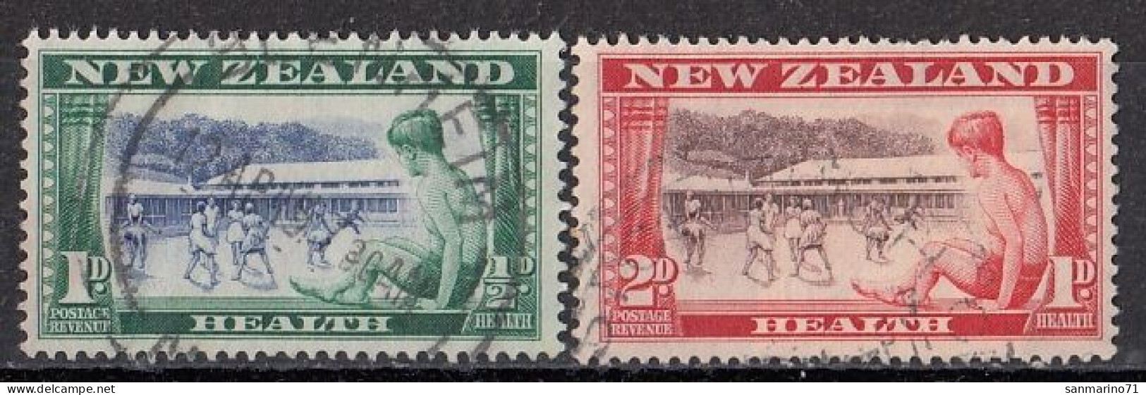 NEW ZEALAND 305-306,used,falc Hinged - Gebraucht