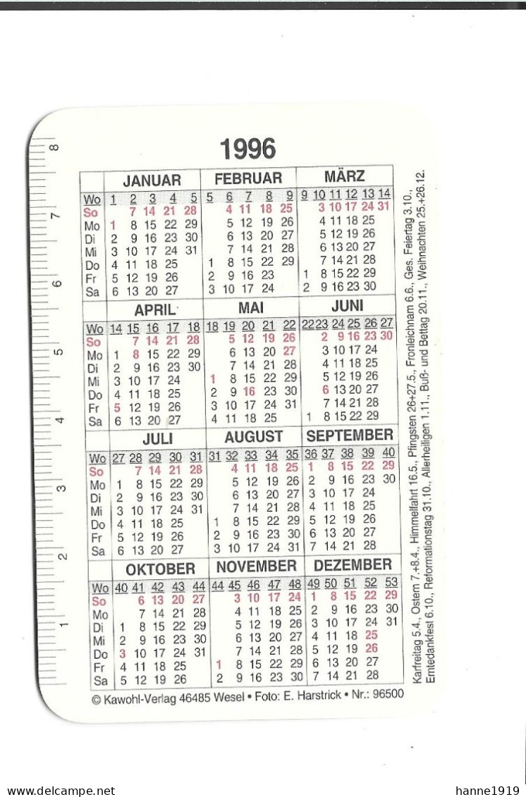 Wesel Klagelieder Calendrier 1996 Kalender Calendar htje
