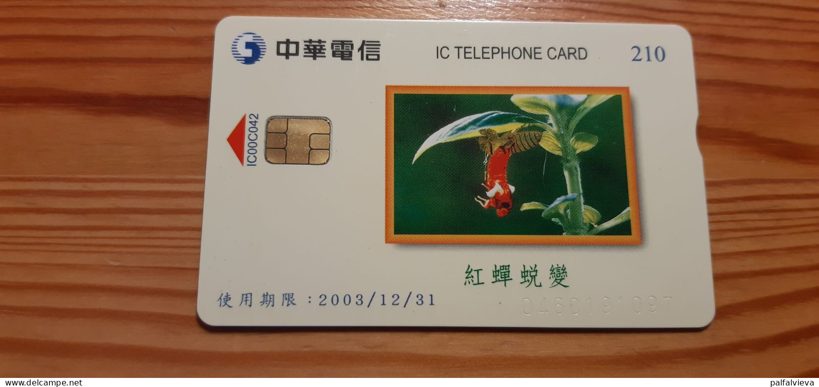 Phonecard Taiwan IC00C042 - Insect - Taiwan (Formosa)