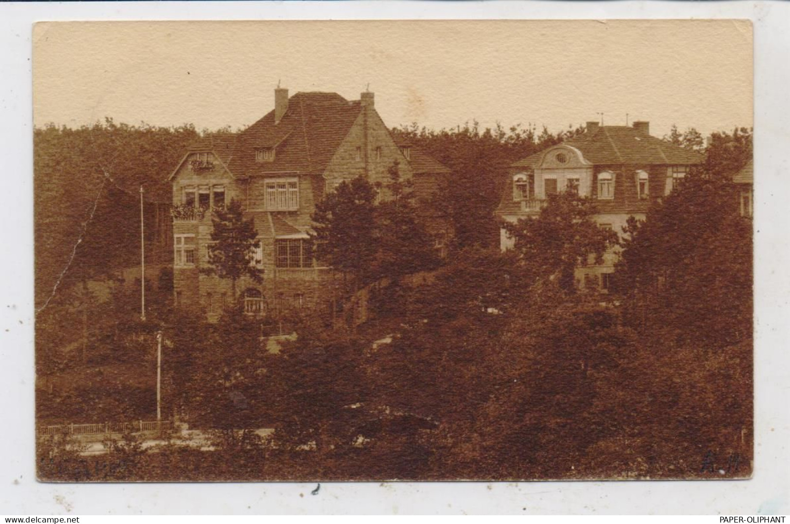 1000 BERLIN - NIKOLASSEE, Photo-AK, 2 Villen, 1910 - Zehlendorf