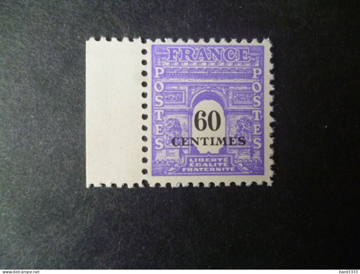 Timbre France Neuf ** 1945  N° 705 - 1944-45 Arco Del Triunfo
