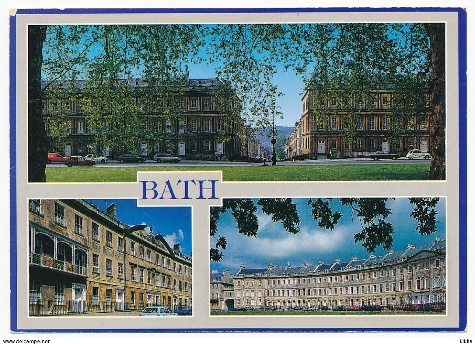 CPSM 10.5 X 15  Grande Bretagne Angleterre (168) BATH  The Circus  Somerset Place  Lansdown Crescent - Bath