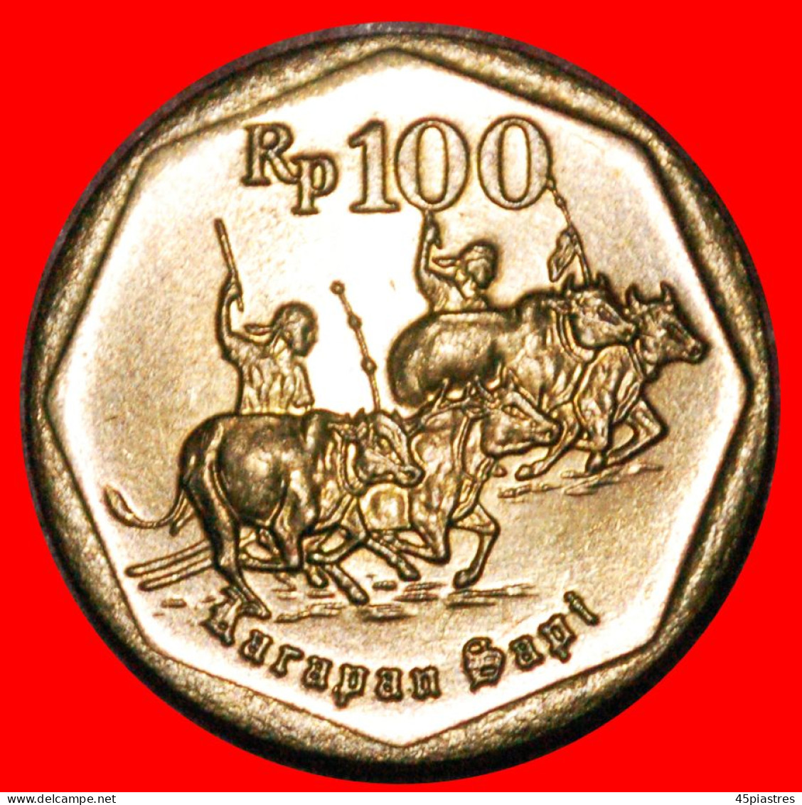 * GARUDA AND BULLS (1991-1998): INDONESIA  100 RUPIAH 1996 MINT LUSTRE!·  LOW START · NO RESERVE! - Indonésie