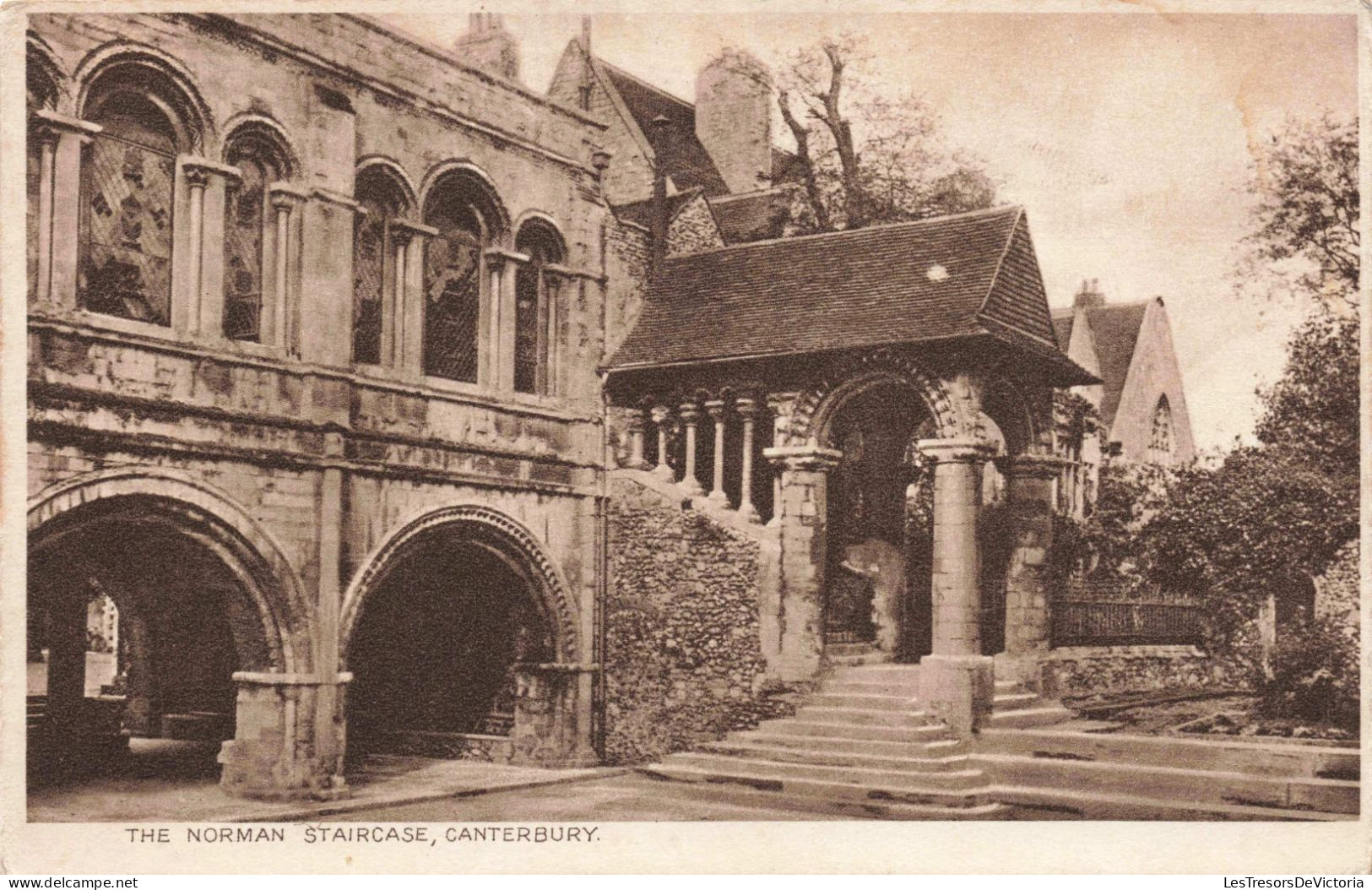 ROYAUME UNI - Angleterre - Kent -  The Norman Staircase, Canterbury  - Carte Postale Ancienne - Canterbury