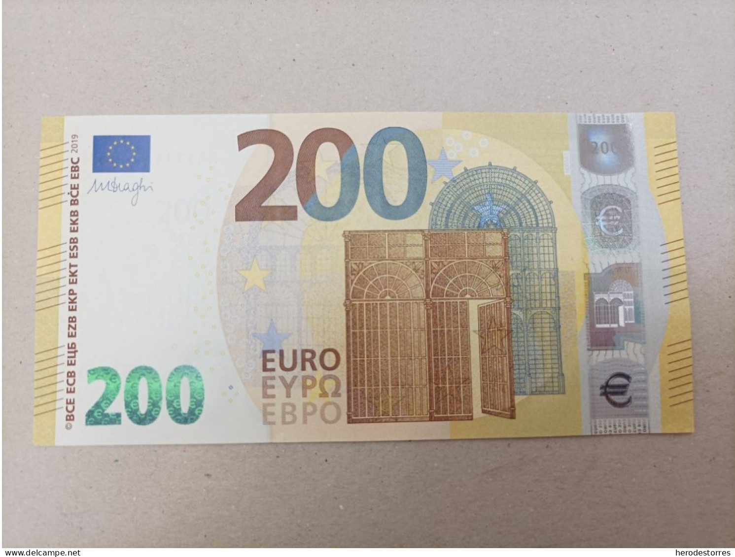 200 EURO AUSTRIA(NA), N003A1, First Position, Sehr Selten, Unique With NA, DRAGHI, UNC - 200 Euro