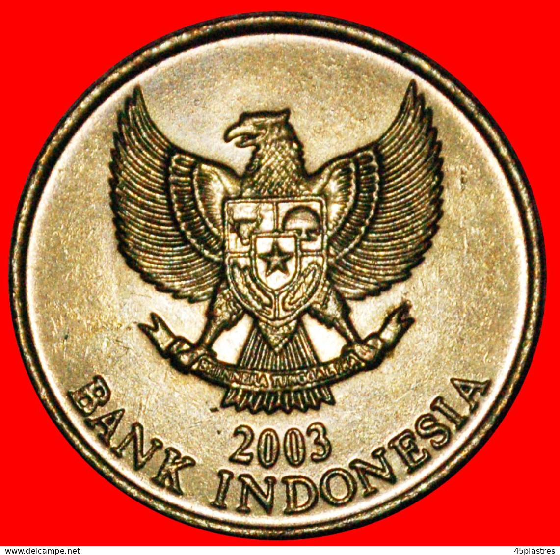 * GARUDA And JASMINE FLOWER (1997-2003): INDONESIA  500 RUPIAH 2003 MINT LUSTRE!·  LOW START · NO RESERVE! - Indonésie