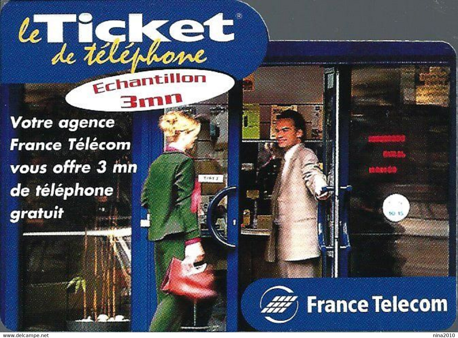 Ticketsde Téléphone Privé - Agence (luxe) - 31/12/2000 - FT