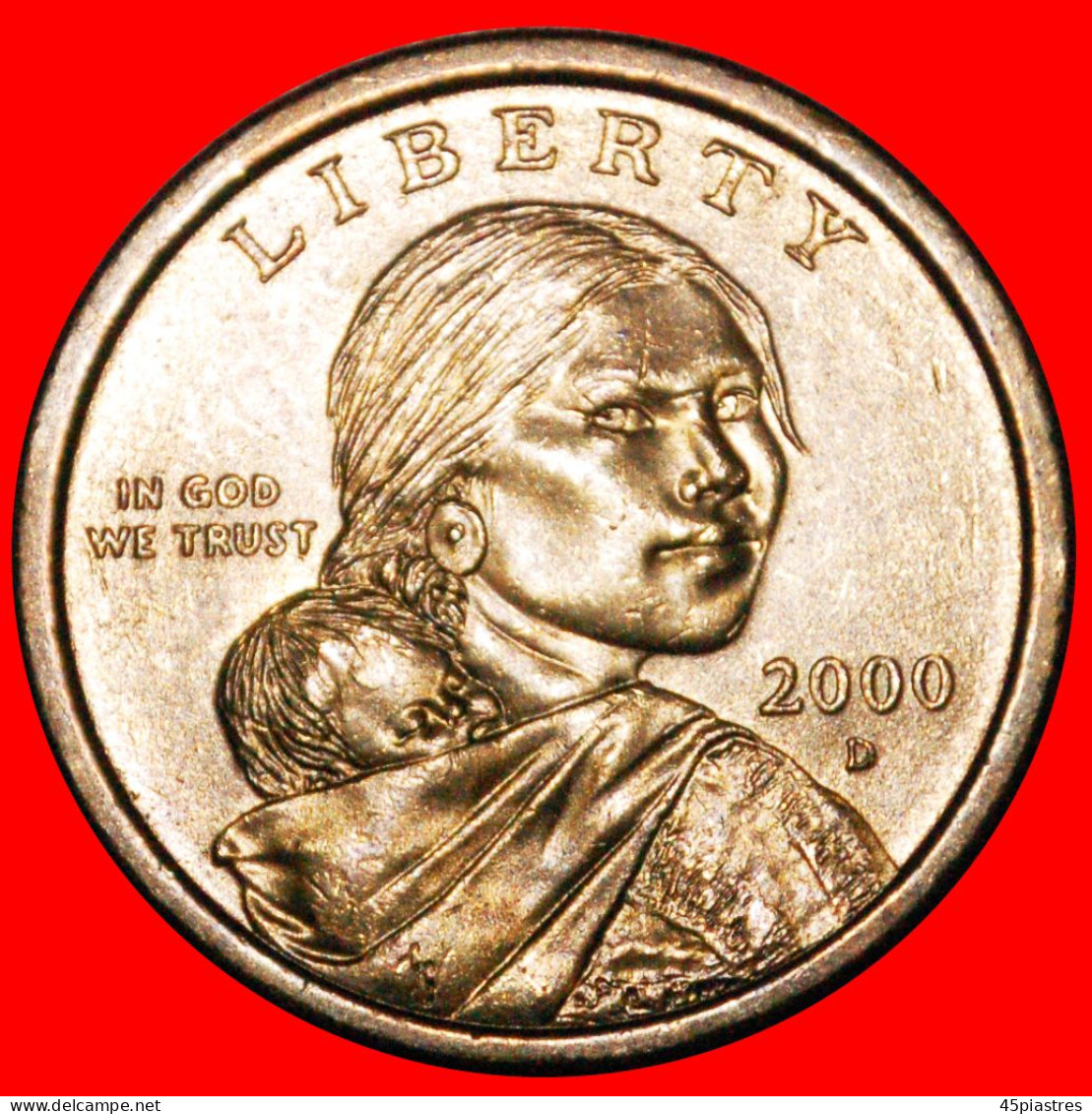 * CHILD (2000-2008): USA  DOLLAR 2000D! Sacagawea (1788-1812)  ·  LOW START · NO RESERVE! - 2000-…: Sacagawea