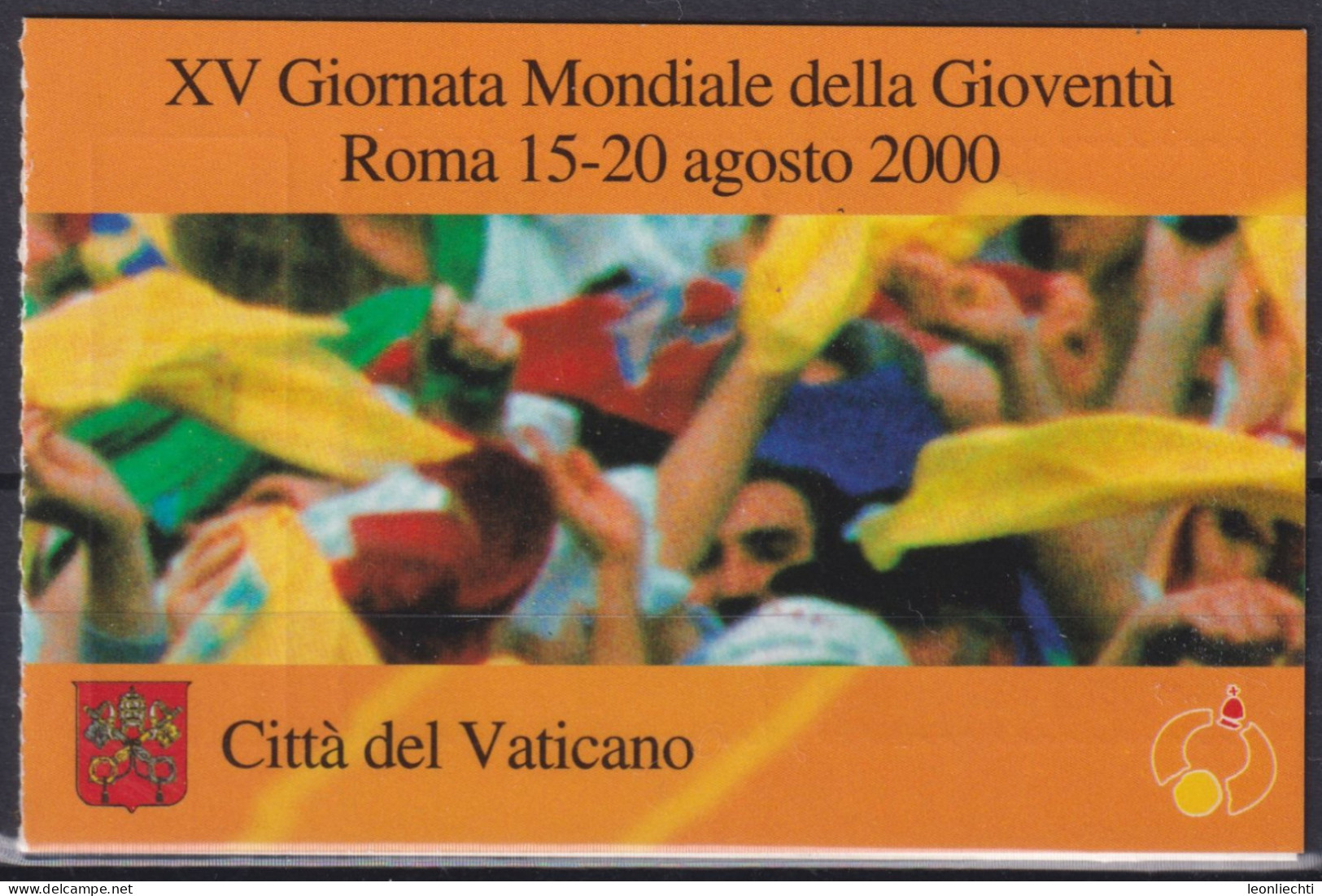 2000 Vatikan, **MH Mi:VA 1350,Yt:VA C1202, Internationaler Tag Der Jugend - Booklets