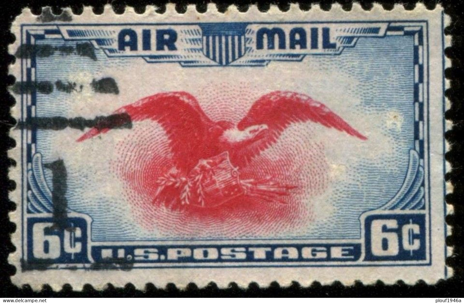 Pays : 174,1 (Etats-Unis)   Yvert Et Tellier N° : Aé   24 (o) - 1a. 1918-1940 Oblitérés