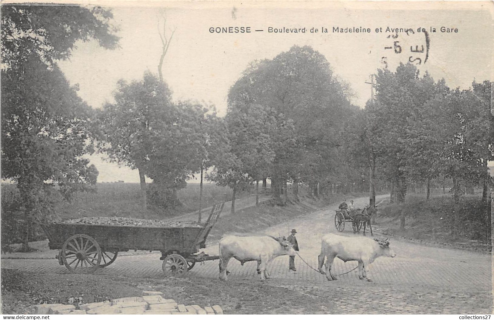 95-GONESSE- BOULEVARD DE LA MADELEINE ET AVENUE DE LA GARE - Gonesse