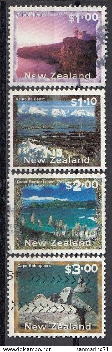NEW ZEALAND 1821-1824,used,falc Hinged - Usati