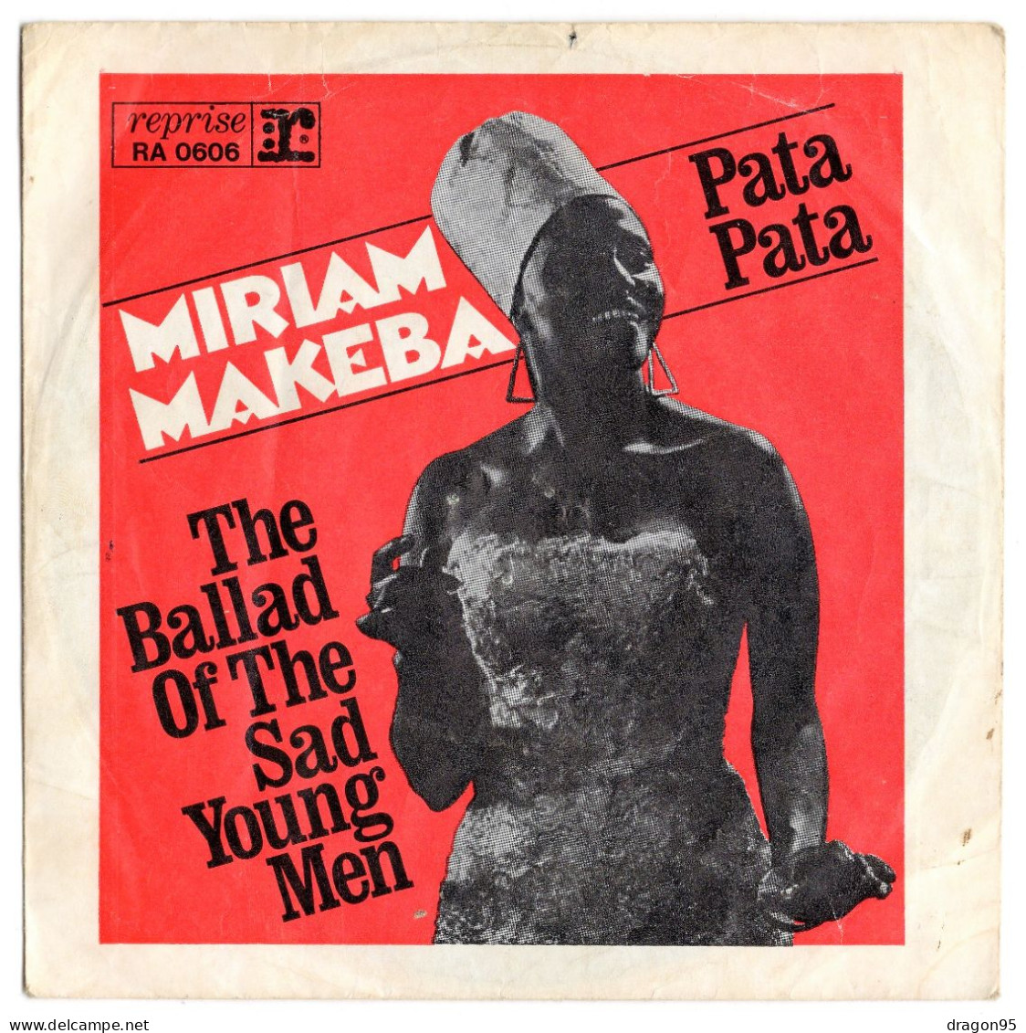 Miriam MAKEBA : Pata Pata / Ballad Of The Sad Young Men - REPRISE RA 0606 - Allemagne - 1967 - Musiche Del Mondo