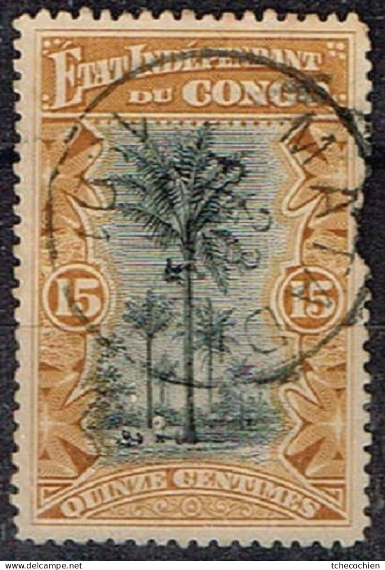 Congo Belge - 1894 - Y&T N° 20, Oblitéré Matadi. Défaut Dentelure à Droite. - 1884-1894