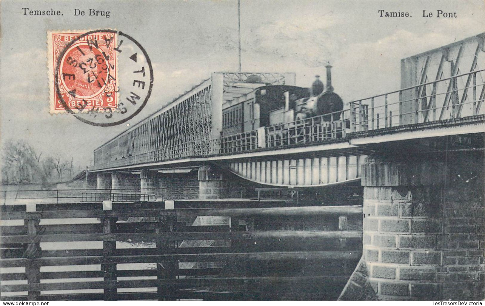 BELGIQUE - TEMSCHE - De Brug - Tamise - Le Pont - Carte Postale Ancienne - Temse