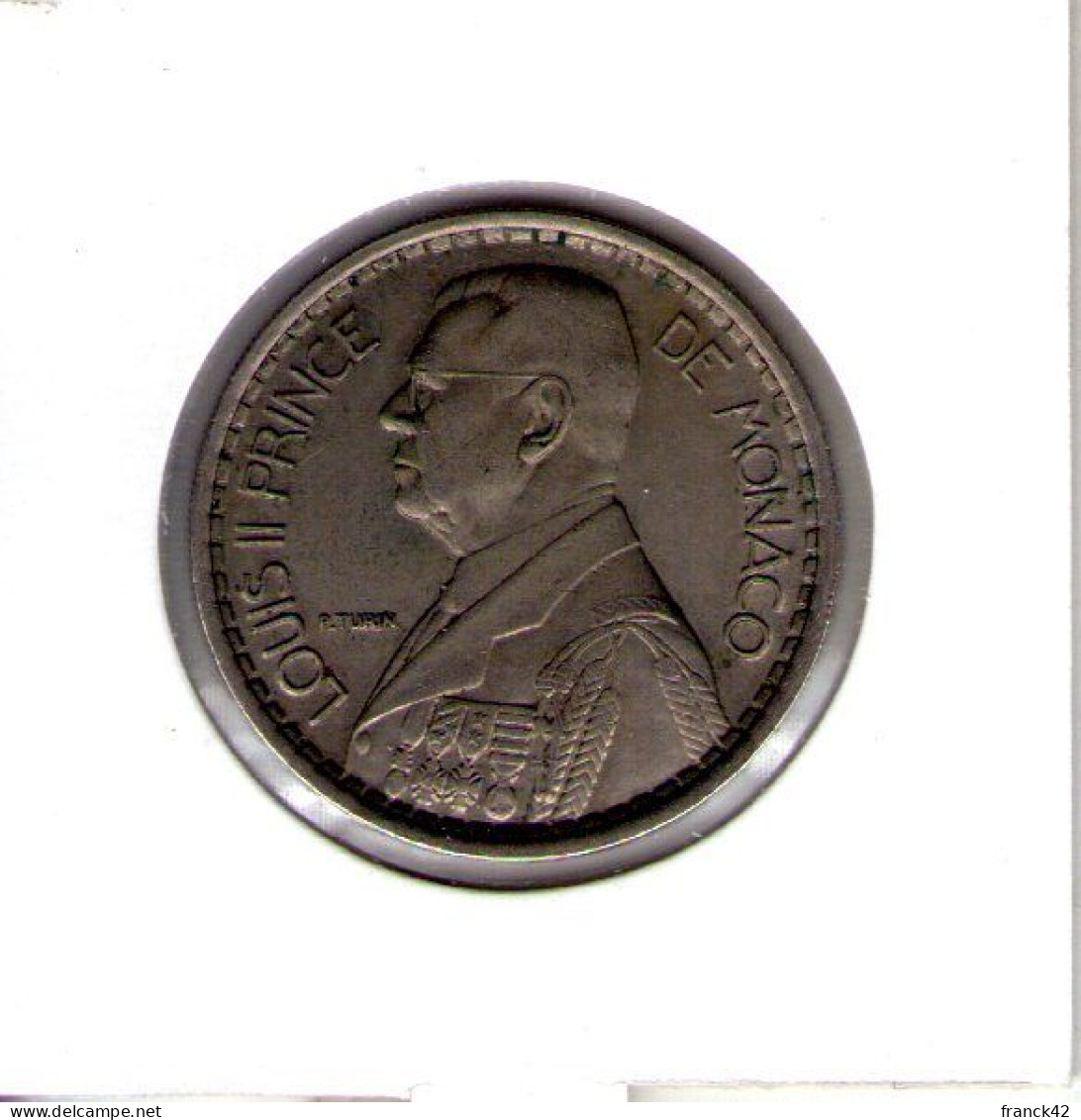 Monaco. Louis II. 20 Francs. 1947 - 1922-1949 Louis II.