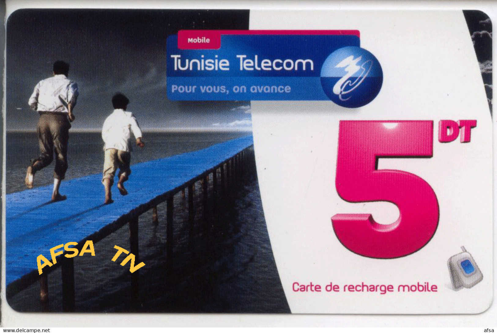 Carte Prépayé (Tunisie Telecom) - Tunesien