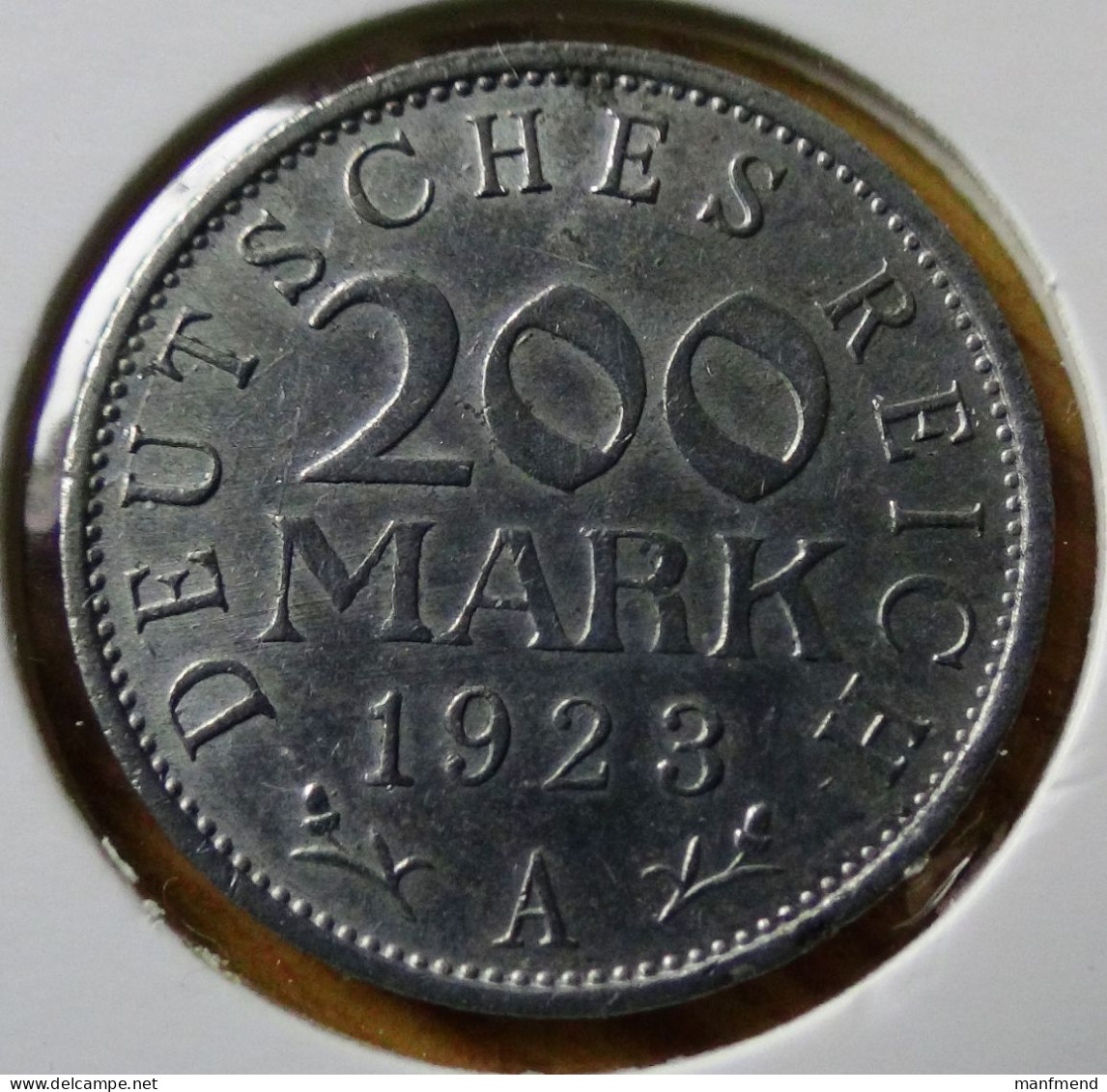 Germany - Weimarer Republik - 1923 - KM 35 - 200 Mark - Mint A / Berlin - XF - Look Scans - 200 & 500 Mark