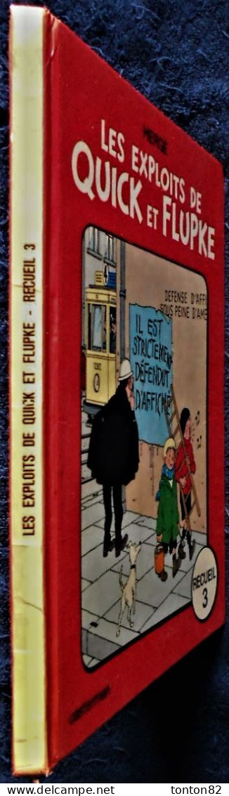 Hergé - Les Exploits De Quick Et Flupke - Recueil N° 3 - Casterman Couverture Rouge - ( 1975 ) . - Hergé