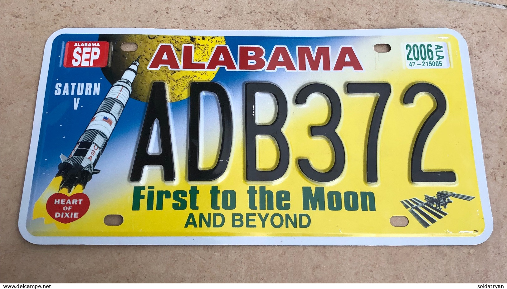 PLAQUE D'IMMATRICULATION AMERICAINE - ALABAMA PIONNIER DE L'ESPACE - USA 2006 US - Number Plates