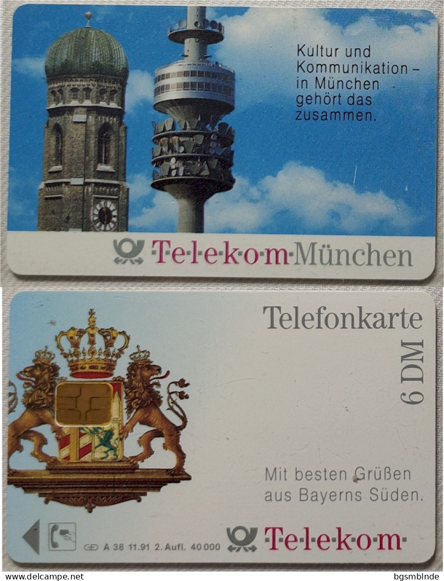 Kultur Und Kommunikation München / A 38 11.91 2.Aufl. 40 000 - A + AD-Series : Publicitarias De Telekom AG Alemania