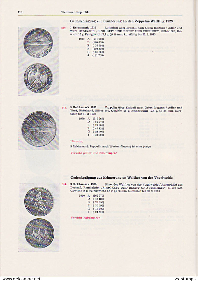 Deutsche Münzen 1871-1932 1. Sonderkatalog Vom Staatlichem Kunsthandel Der DDR S. Bauer  - Unclassified