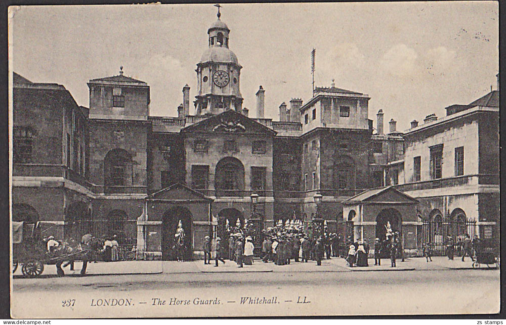 Card LONDON The Horse Guard Whitehall Nach Berlin Soldaten 1921 - Whitehall